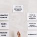 Collection of motivational quotes promoting healthy habits and mental well-being.